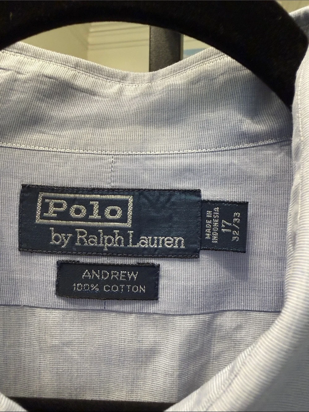 Polo Ralph Lauren cotton button down shirt men’s 17 32/33